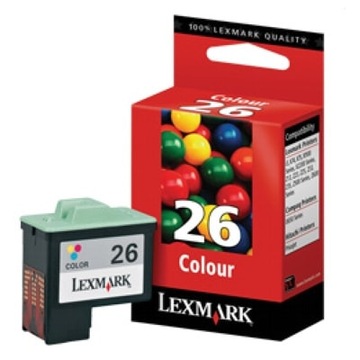 ORYGINALNY TUSZ LEXMARK 26 COLOR