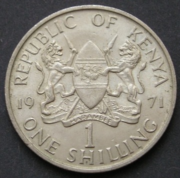 Kenia 1 shilling 1971 - Jomo Kenyatta