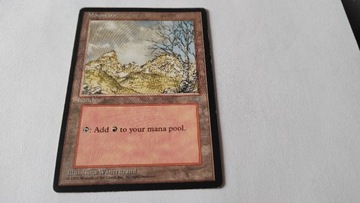 MAGIC the Gathering "Mountain" Mana Pool 1995r. Ice Age #3