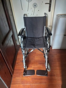 Wózek (pilne) inwalidzki stalowy siedzisko 50 cm. 