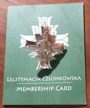 3 DSK odznaka i legitymacja członkowska Londyn