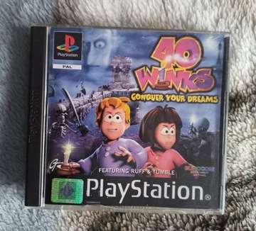 40 Winks Conquer Your Dreams PAL PSX PS1