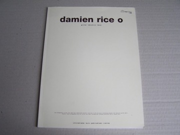 Damien Rice O guitar tablature vocal nuty