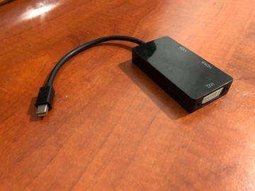 mini DisplayPort na HDMI DVI VGA konwerter adapter