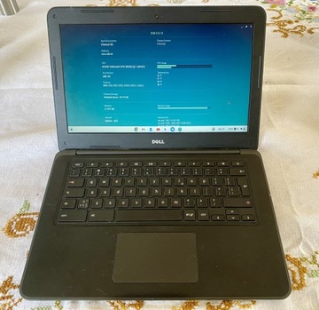 Chrombook DELL 3380 13,3” 4/32GB bat. 10h