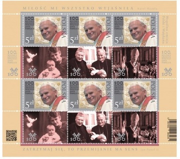 Arkusik 5094 -100r. urodzin Świętego Jana Pawła II