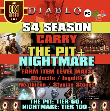 Diablo 4 Pit serwis doły nowy sezon żelazne wilki
