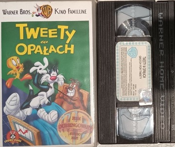 Tweety w opałach seria Warner  VHS  klasyka 