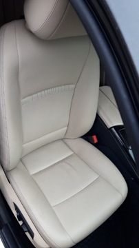 Fotel pasażera BMW F10 F11 dakota/oyester grzany
