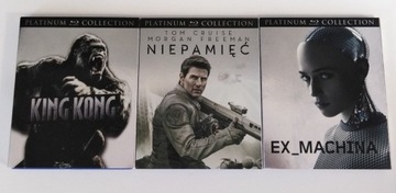 Niepamięć, Ex Machina, King Kong 3xBlu-ray