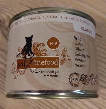 Catz Finefood Classic n°9 dziczyzna 200g