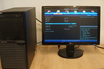 Zestaw komputerowy Pentium G630 6Gb 120 SSD Monitor LG