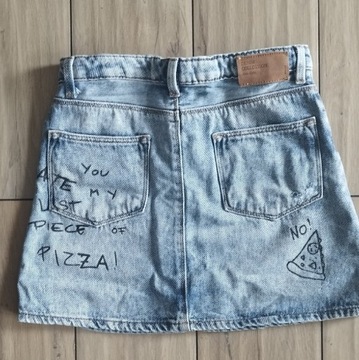 ZARA 128 Jeansowa spódniczka 