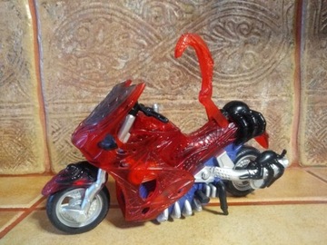 Spider man Toy Biz Marvel motor 1988 UNIKAT!