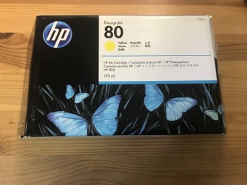 Tusz hp 80 yellow designjet C4873A