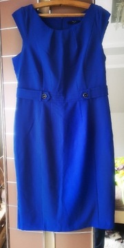 Niebieska elegancka sukienka r. 42