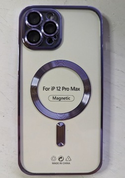 Etui silikonowe z MagSafe do iPhone 12 Pro Max 