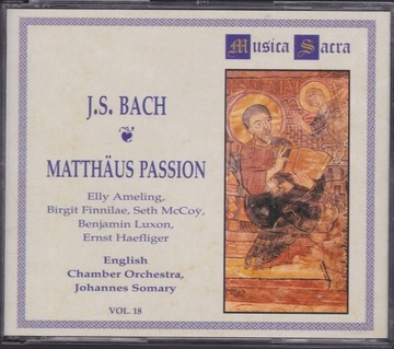 JS Bach / Matthaus Passion / Ameling , Somary  3CD
