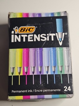 Marker permanentny różne kolory BIC 24 szt.