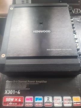 Wzmacniacz Kenwood X301-4 4-kanałowy,  600W mały