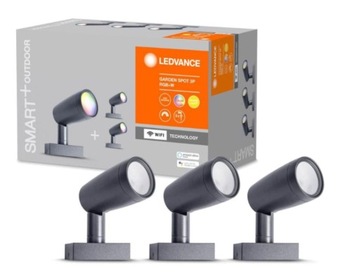 Reflektor ogrodowy LED RGB+W 14,5W 3 Spot LEDVANCE