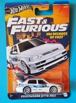 Hot Wheels VOLKSWAGEN JETTA MK3 Fast Furious 