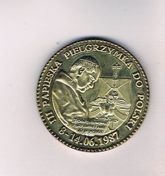 medal J.PII Gdańsk 1987r
