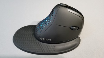 DeLUX bezprzewodowa mysz pionowa M618XSD Seeker BT+2.4G RGB