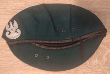 Beret Wojskowy Zielony MON z orłem rozmiar 56 cm