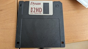 Dyskietka dyskietki 3,5" Dysan MF 2HD DOS FORMATTE