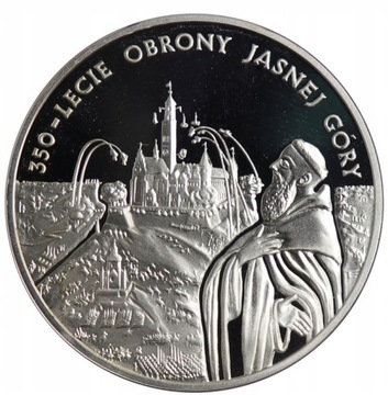 20 zł - 350-lecie obrony Jasnej Góry - 2005r.