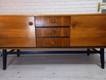 Komoda PRL sideboard Bilea klasyk odnowiona