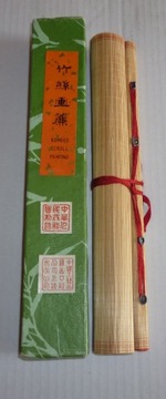 Chińska bambusowa Makatka do malowania FENG SHUI