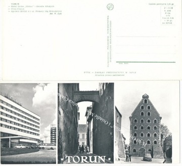 Toruń-zestaw pocztówek