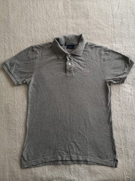 Szara elegancka bluzka koszulka polo Gant 38