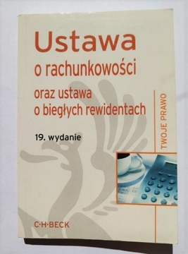 Ustawa o rachunkowości biegłych rewidentach Beck