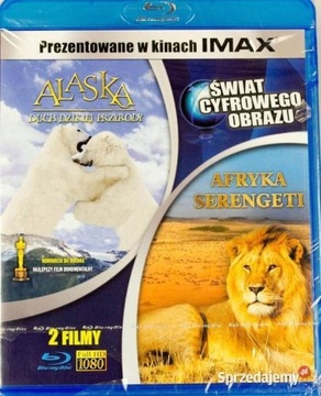 Alaska.  Afryka Serengeti (Blue Ray) IMAX