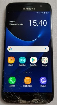 Samsung S7 G930F org.lcd amoled pękn.szybka