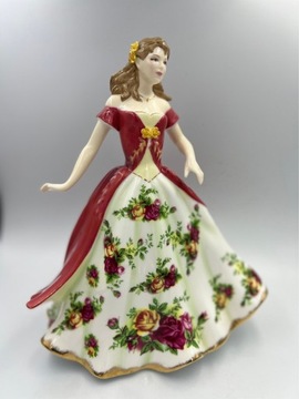 Royal Albert old country roses RA11 , figurka roku