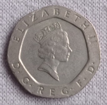 20 Pence 1991.       
