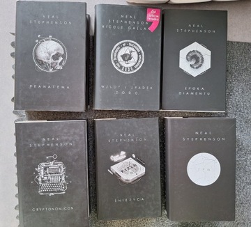 Neal Stephenson zestaw 6 książek