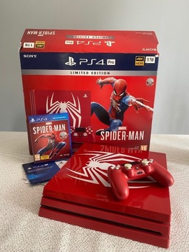 SONY 4 PS4 PRO 1TB SPIDERMAN EDITION+GRA SPIDERMAN