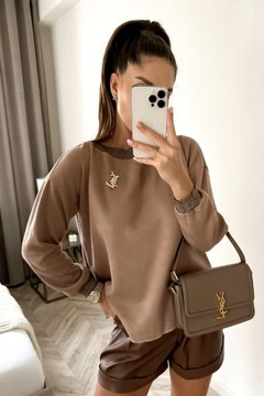 Sweter damski Milano Mocca