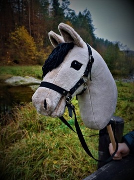 Hobby horse konik  Bułany A3 +kantar i wodze