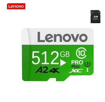 Szybka karta pamięci Lenovo 512GB klasy 10 Micro 