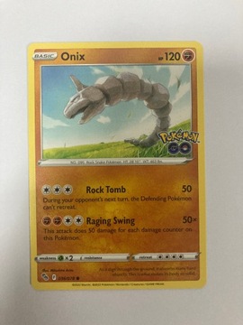 Karta TCG Pokemon GO: Onix 036/078