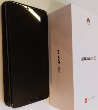 Huawei P20 4/64GB czarny etui RL9