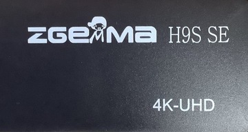 ZGEMMA DEKODER SAT H9S SE 4K/Android/Wi-Fi/GRATYSY