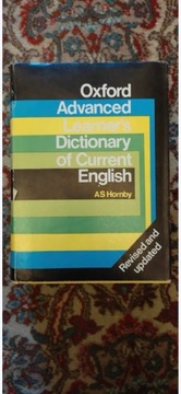 Oxford Advanced Learners Dictionary of English