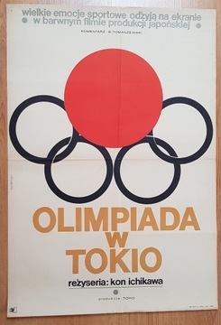 Olimpiada w Tokio plakat filmowy 1966 Rapnicki RAR